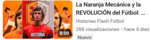 Carátula de la selección de fútbol La naranja mecánica en imagen usada para ilustrar la expresion contra las cuerdas.