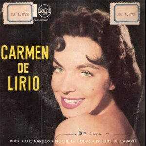 La actriz y cantante española Carmen de Lirio en una imagen usada para ilustrar la expresión nada que ver con.