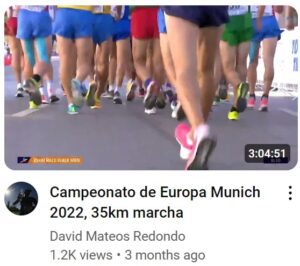 Marchadores de marcha atlética en una imagen usada para ilustrar la expresión a brazo partido.