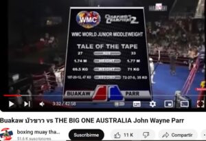 Canal de Youtube Boxing muay thai en una imagen usada para ilustrar la expresión aplicarse el cuento.