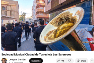 Banda de música de Torrevieja Los Salerosos en una imagen usada para ilustrar la expresión de rancio abolengo.