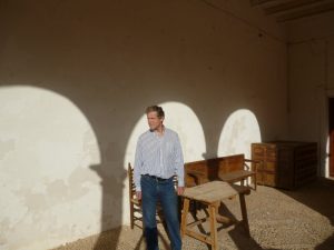 Marcelino Valero Alcaraz en el monasterio de Fuensanta en 2023.
