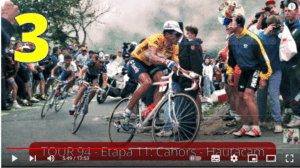 Miguel Indurain en el Tour de 1994, en una imagen usada para ilustrar la expresión "poner el turbo".