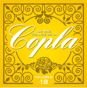 Carátula con la palabra COPLA (el españolísimo género musical español), en una imagen para ilustrar la expresión INASEQUIBLE AL DESALIENTO.